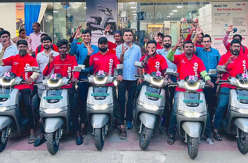  TVS Motor Company strengthens its electrification journey; announces association with Zomato to accelerate last mile green deliveries