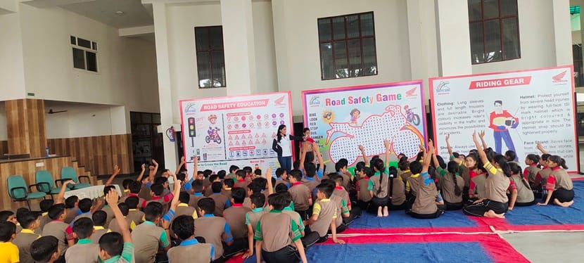  Honda Motorcycle & Scooter India conducts Road Safety Awareness Campaign in Jaipur, Rajasthan