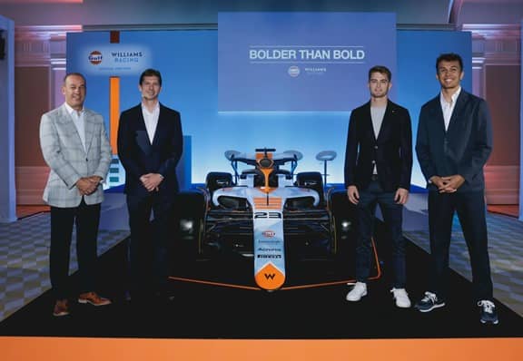  GULF OIL INTERNATIONAL AND WILLIAMS RACING REVEAL VICTOR OF CLOSELY FOUGHT FAN LIVERY VOTE