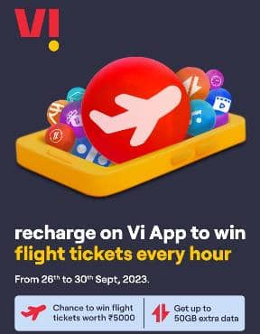  Vi Introduces ‘Recharge & Fly’ Offer on the Vi App!