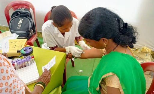  From Raising Buildings to Raising Breast Cancer Awareness: Ambuja Cement conducts Health Camps in rural areas of Chandrapur 