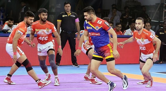  Rakesh and Fazel Atrachali’s Powerful Performances Help Gujarat Giants Clinch Convincing Win vs U.P. Yoddhas