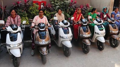  TVS MOTOR COMPANY JOINS FORCES WITH SEWA, SIDBI AND NRDC TO EMPOWER WOMEN THROUGH SUSTAINABLE E-MOBILITY SOLUTIONS